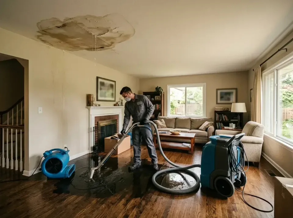 attic-pipe-burst-ceiling-drip-008 — frequently asked questions, Water Damage Restoration & Carpet Care in Waverly, OH